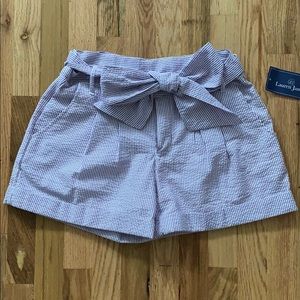 Purple Lauren James Bow Tie shorts